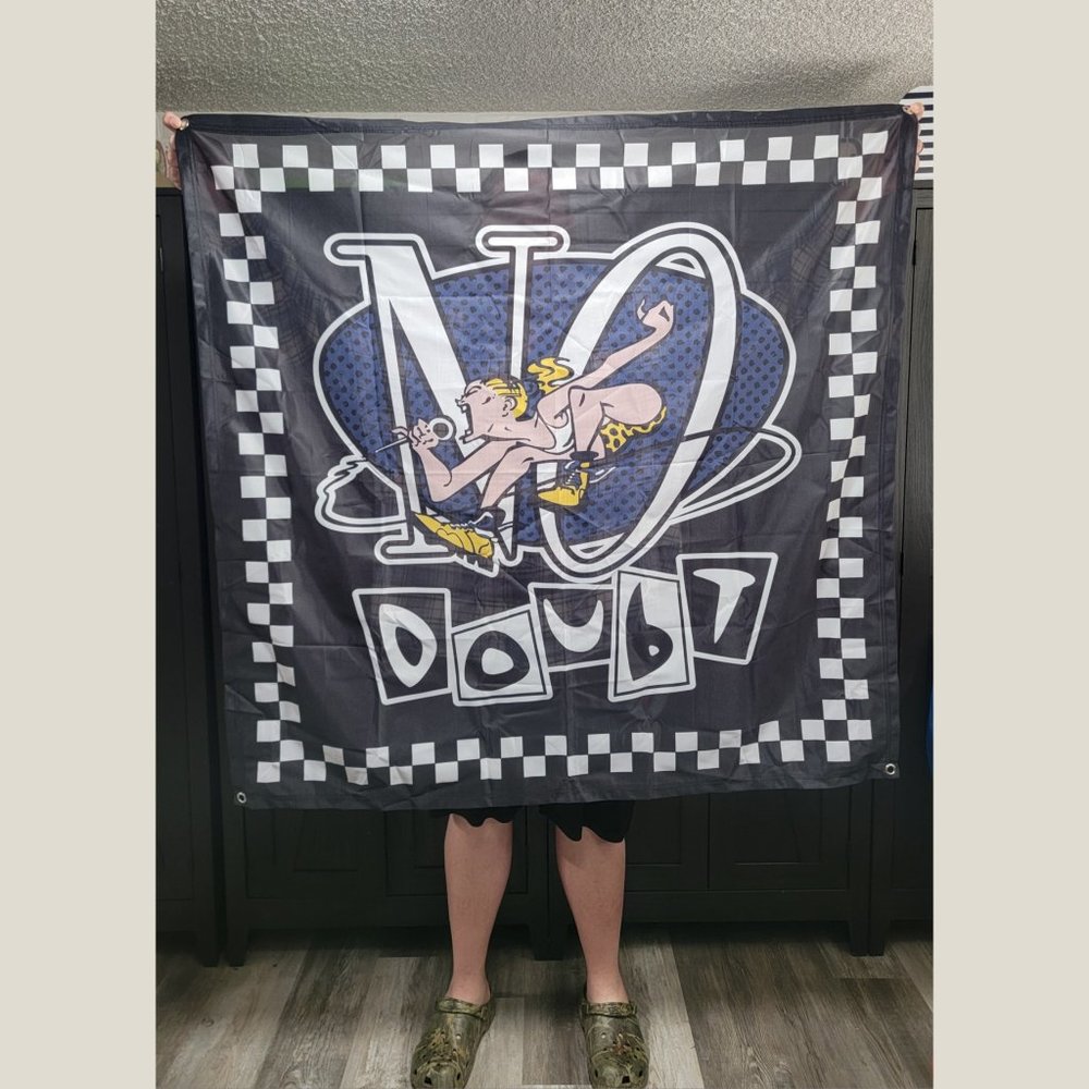 No Doubt banner flag 48" x 48"